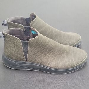 Bzees Olive Slip ON SUPER COMFY ,WASHABLE BOOTIES-MEDIUM Olive Green